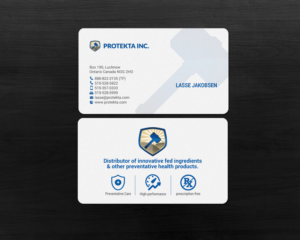 Business Card Design by chandrayaan.creative for Protekta Inc. | Design: #19177005