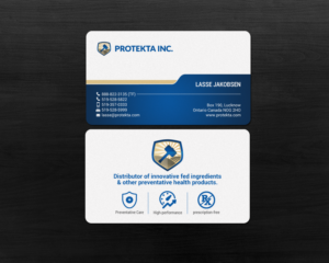 Business Card Design by chandrayaan.creative for Protekta Inc. | Design: #19177007