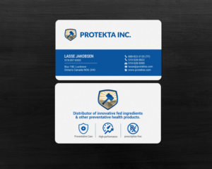 Business Card Design by chandrayaan.creative for Protekta Inc. | Design: #19177014