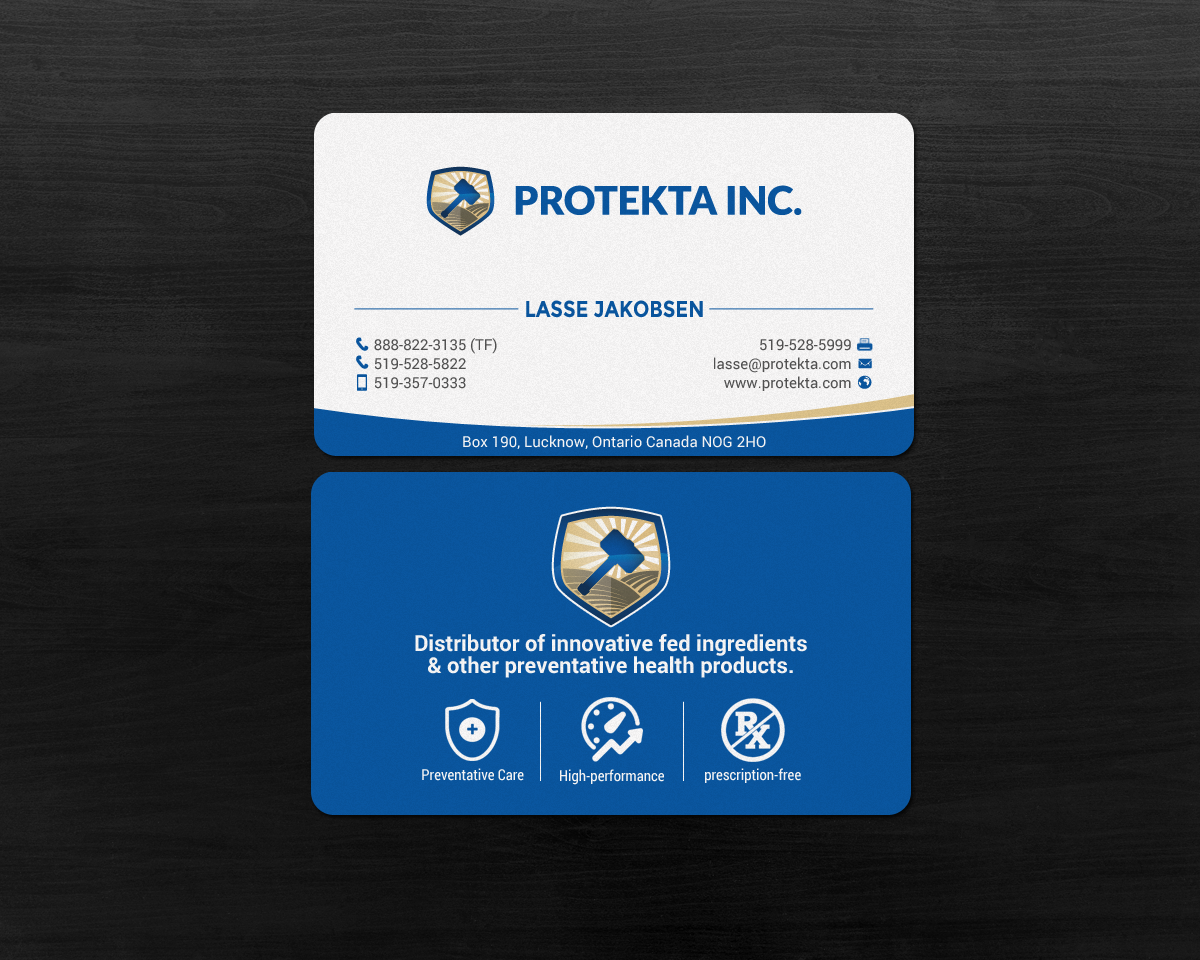 Business Card Design by chandrayaan.creative for Protekta Inc. | Design #19177019