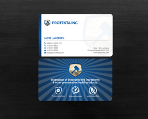 Business Card Design by chandrayaan.creative for Protekta Inc. | Design: #19177033