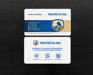 Business Card Design by chandrayaan.creative for Protekta Inc. | Design: #19178156