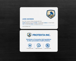 Business Card Design by chandrayaan.creative for Protekta Inc. | Design: #19178159