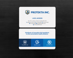 Business Card Design by chandrayaan.creative for Protekta Inc. | Design: #19178167
