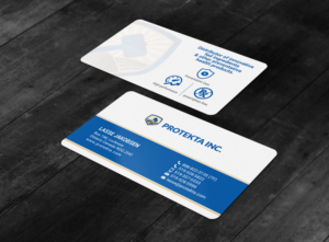 Business Card Design by chandrayaan.creative for Protekta Inc. | Design: #19178179