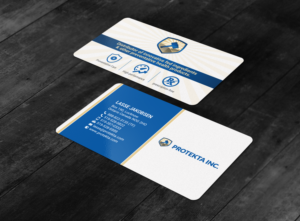 Business Card Design by chandrayaan.creative for Protekta Inc. | Design: #19178182