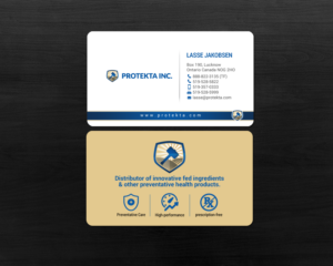 Visitenkarten-Design von chandrayaan.creative für Protekta Inc. | Design #19180775