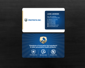 Business Card Design by chandrayaan.creative for Protekta Inc. | Design: #19180776