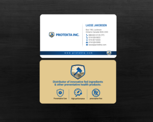 Business Card Design by chandrayaan.creative for Protekta Inc. | Design: #19180777
