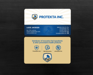 Business Card Design by chandrayaan.creative for Protekta Inc. | Design: #19180779