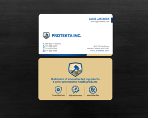 Business Card Design by chandrayaan.creative for Protekta Inc. | Design: #19180789