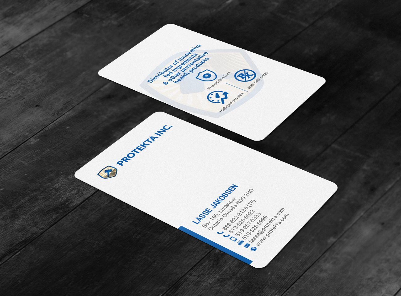 Visitenkarten-Design von chandrayaan.creative für Protekta Inc. | Design #19180795