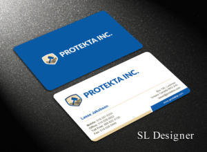 Simple, Professional and neat business card design for Protekta Inc. | Visitenkarten-Design von SL Designer