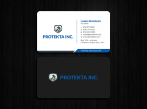 Business Card Design by Tripti Ranjan Gain for Protekta Inc. | Design: #19169695