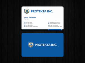 Business Card Design by Tripti Ranjan Gain for Protekta Inc. | Design: #19170102