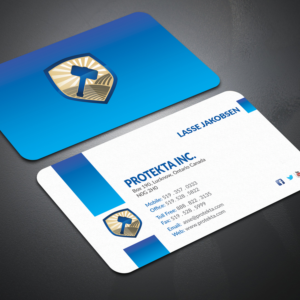 Business Card Design by Mishuy for Protekta Inc. | Design: #19164765