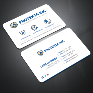 Simple, Professional and neat business card design for Protekta Inc. | Visitenkarten-Design von Mishuy