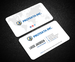 Business Card Design by Guruje for Protekta Inc. | Design: #19199236