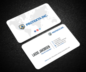 Business Card Design by Guruje for Protekta Inc. | Design: #19199238