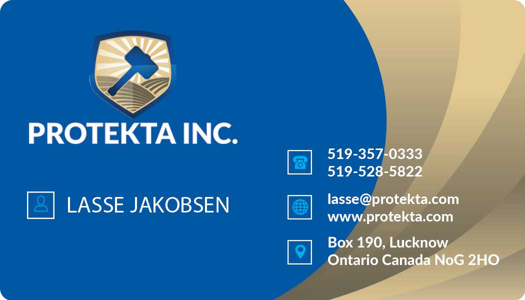 Business Card Design by garnettcain for Protekta Inc. | Design #19193487