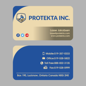 Business Card Design by JB Graphic Design for Protekta Inc. | Design: #19166839