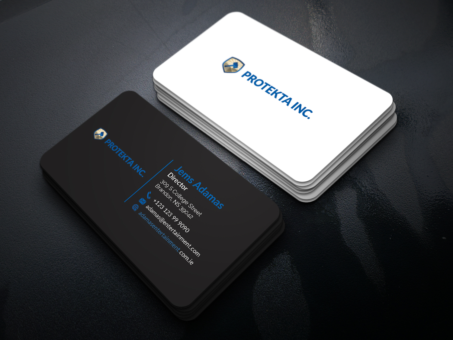 Business Card Design by MD. IBANUR 2 for Protekta Inc. | Design #19219172