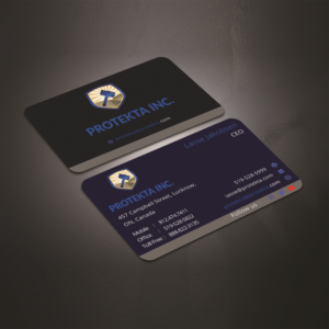 Business Card Design by hasan uzzal for Protekta Inc. | Design: #19217008