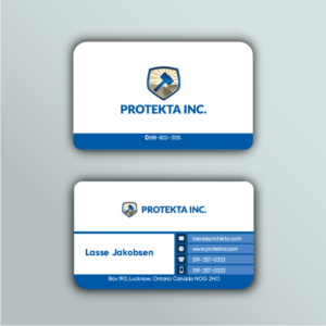 Business Card Design by mohammed0086 for Protekta Inc. | Design: #19171330