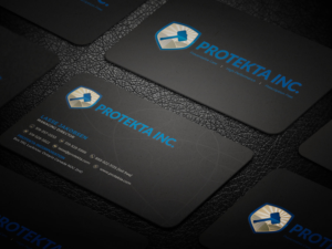 Simple, Professional and neat business card design for Protekta Inc. | Visitenkarten-Design von SyncFuse™ Solutions