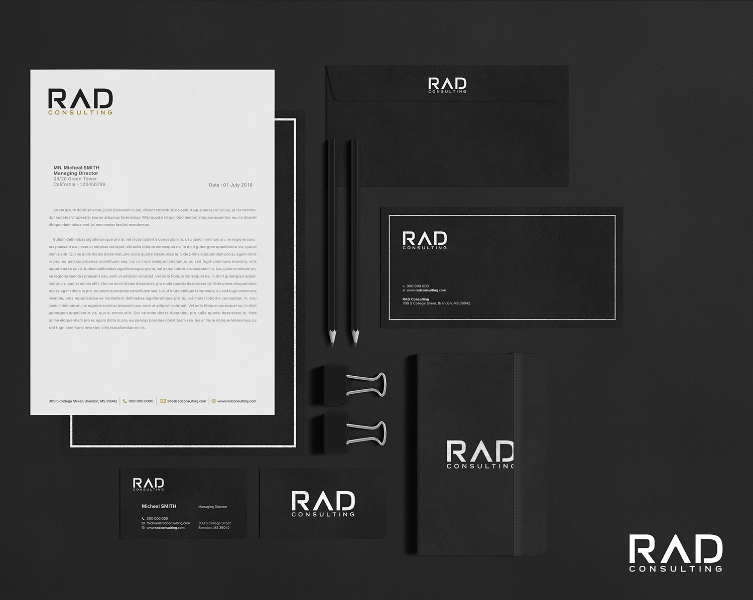 Stationery Design by Tilt for this project | Design #19181397