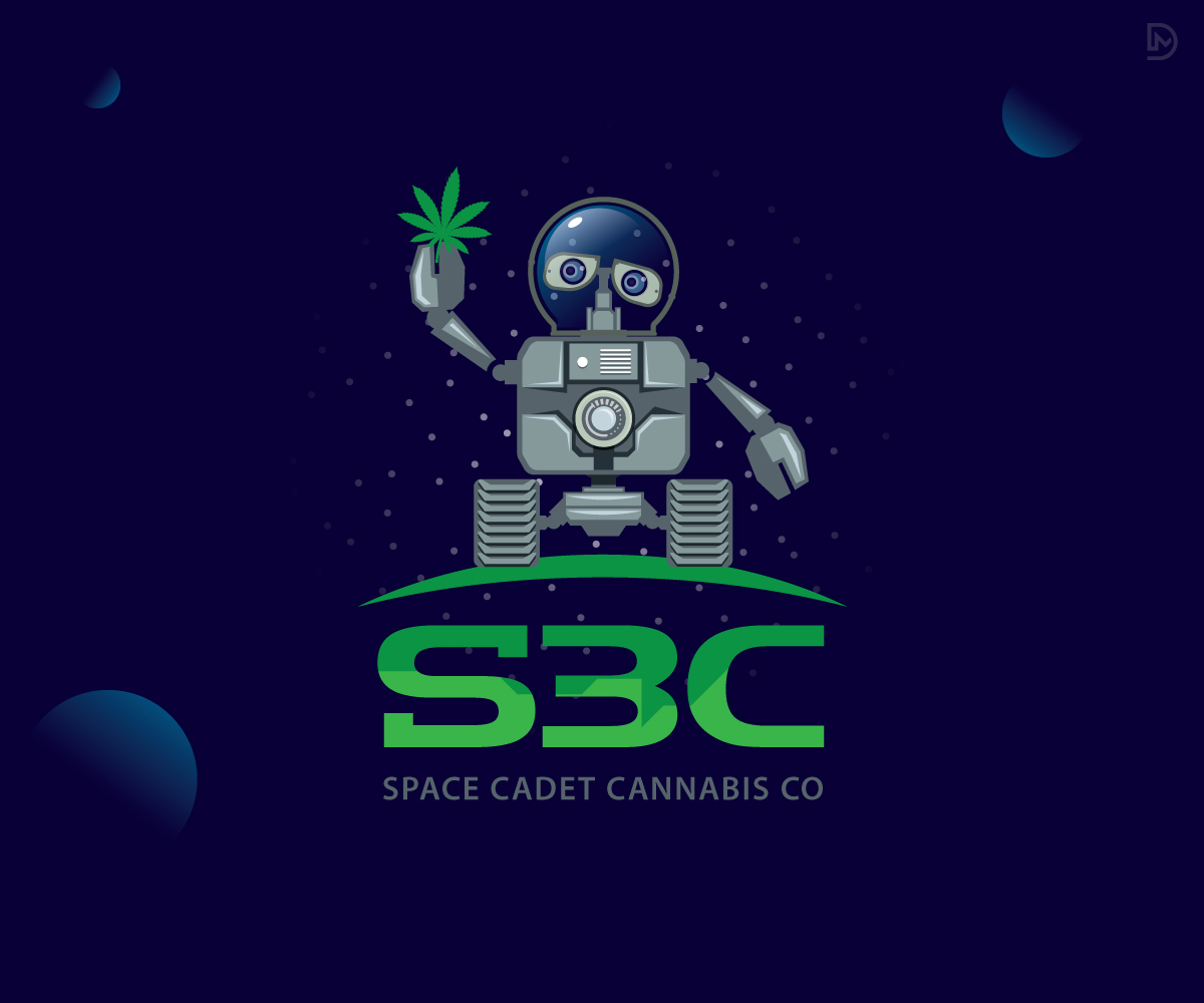 Logo Design by D_Mantra for Space Cadet Cannabis Co | Design #19167118