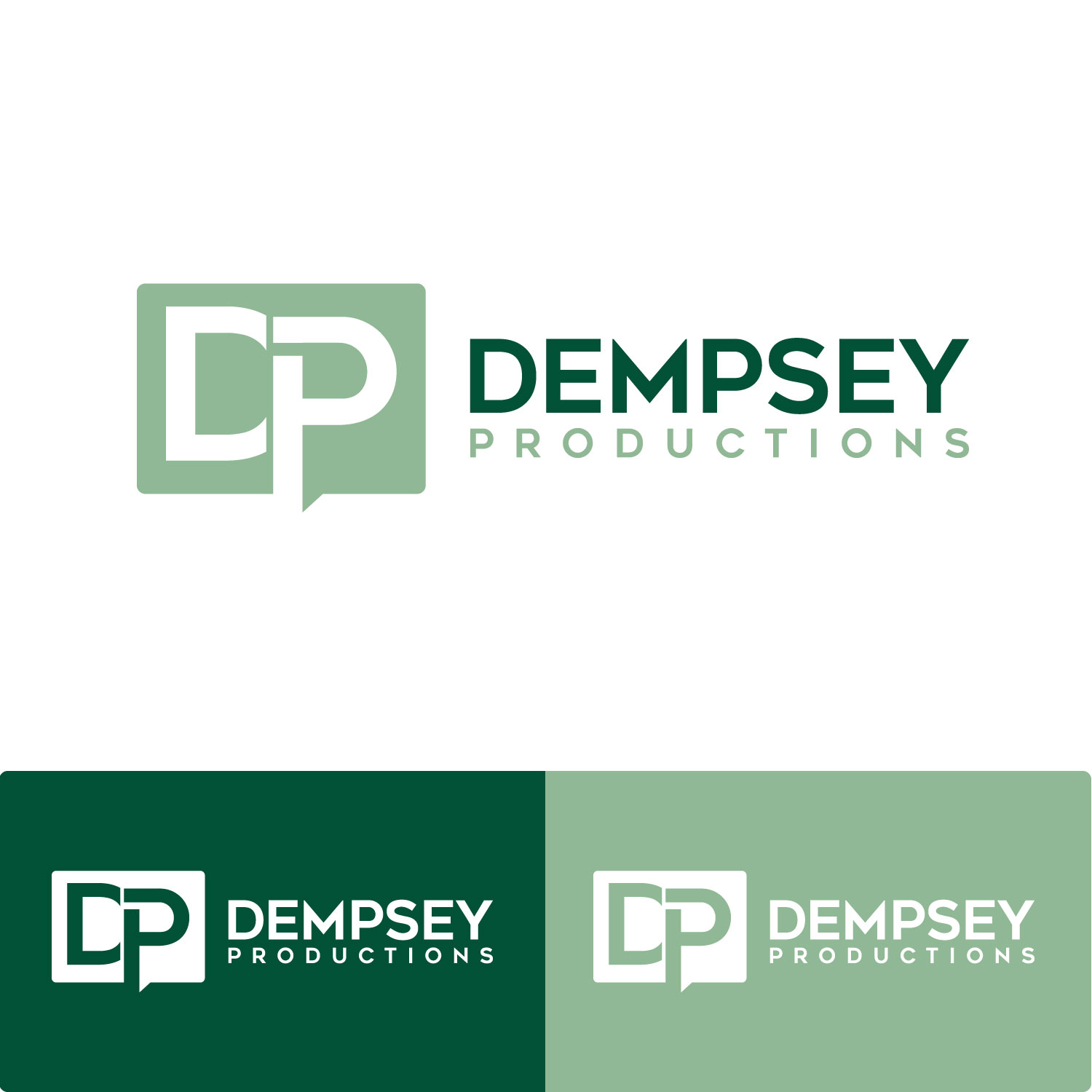 Diseño de Logo por Tonmoyy para Dempsey Productions | Diseño #19207945