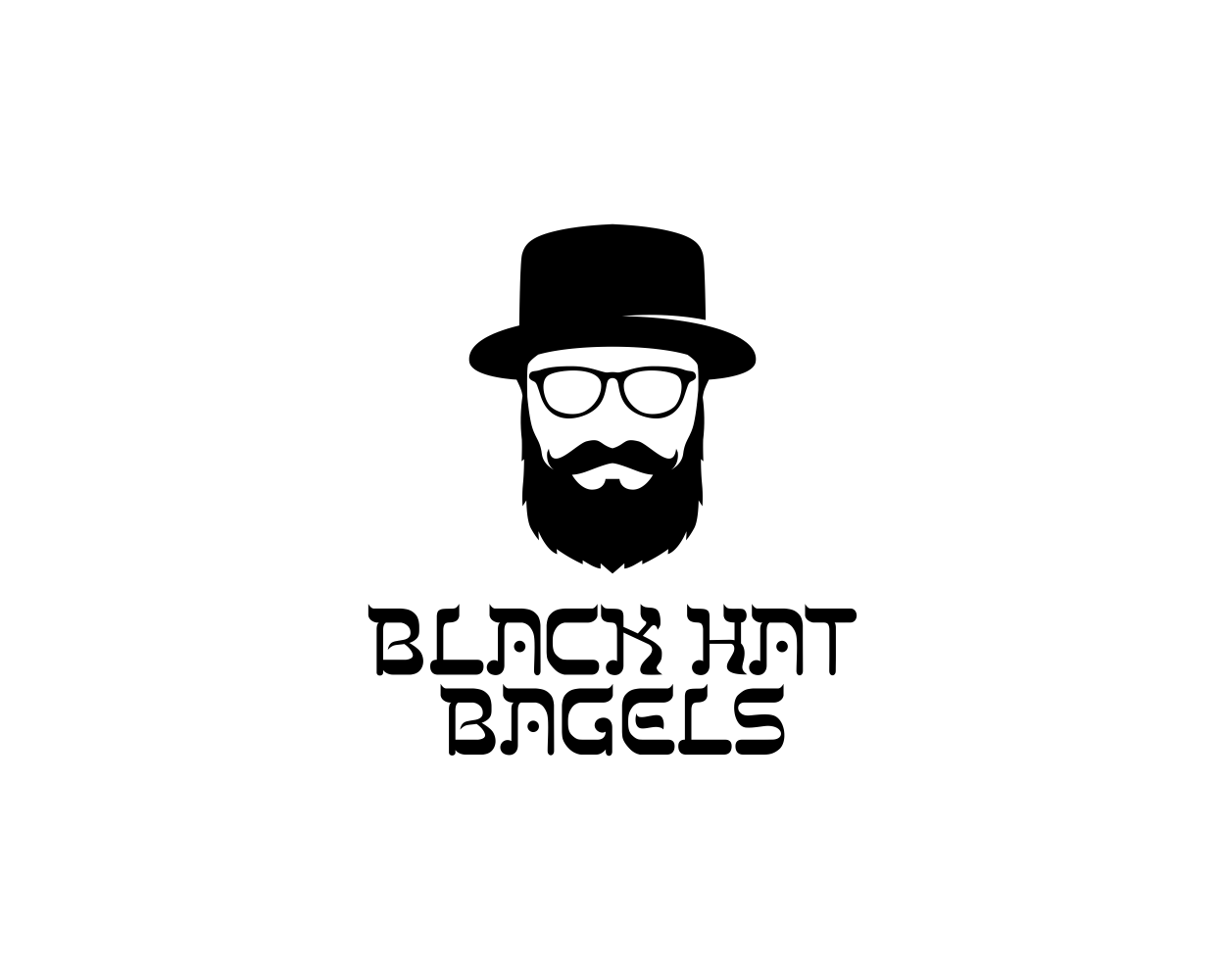 Logo Design by alpino for Black Hat Bagels | Design #19160225