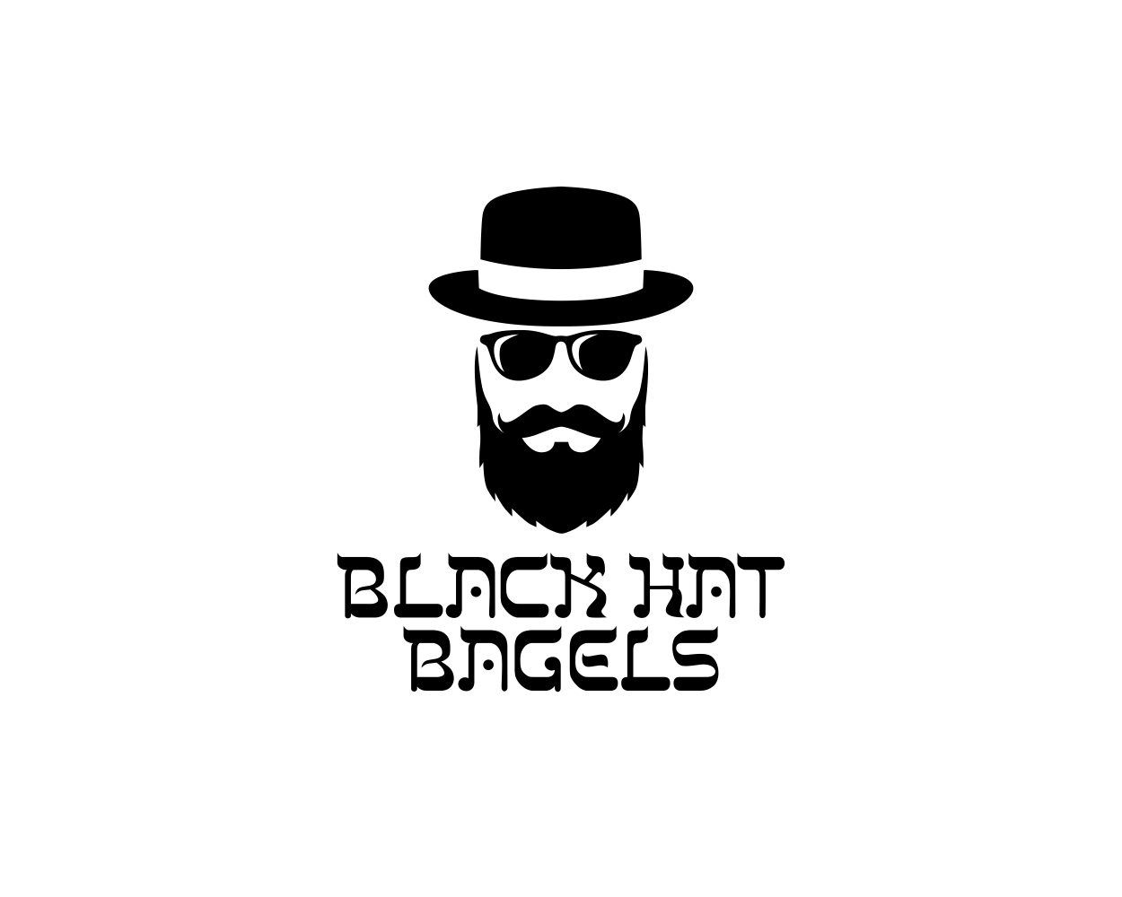 Logo Design by alpino for Black Hat Bagels | Design #19160227