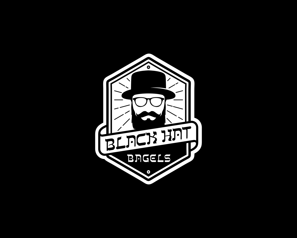 Logo Design by alpino for Black Hat Bagels | Design #19164876