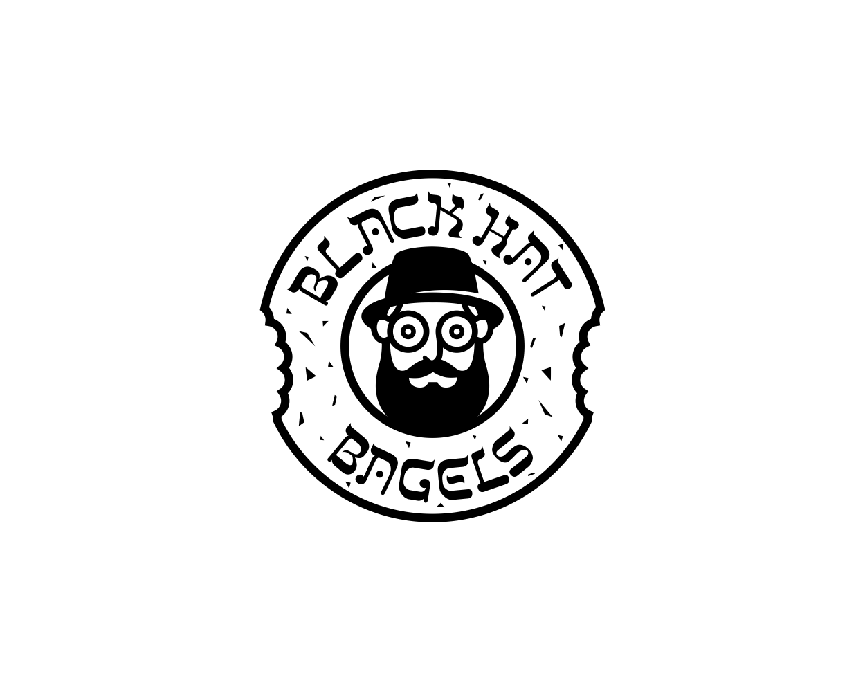 Diseño de Logo por alpino para Black Hat Bagels | Diseño #19174555
