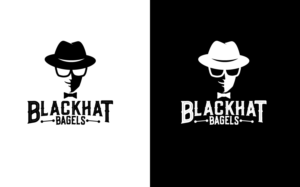 Logo Design by john garcia for Black Hat Bagels | Design: #19160372