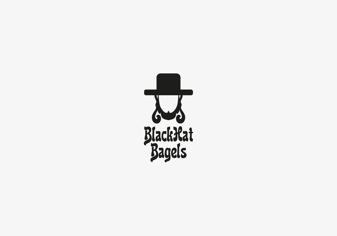 Logo Design by alexis alemán for Black Hat Bagels | Design #19174290