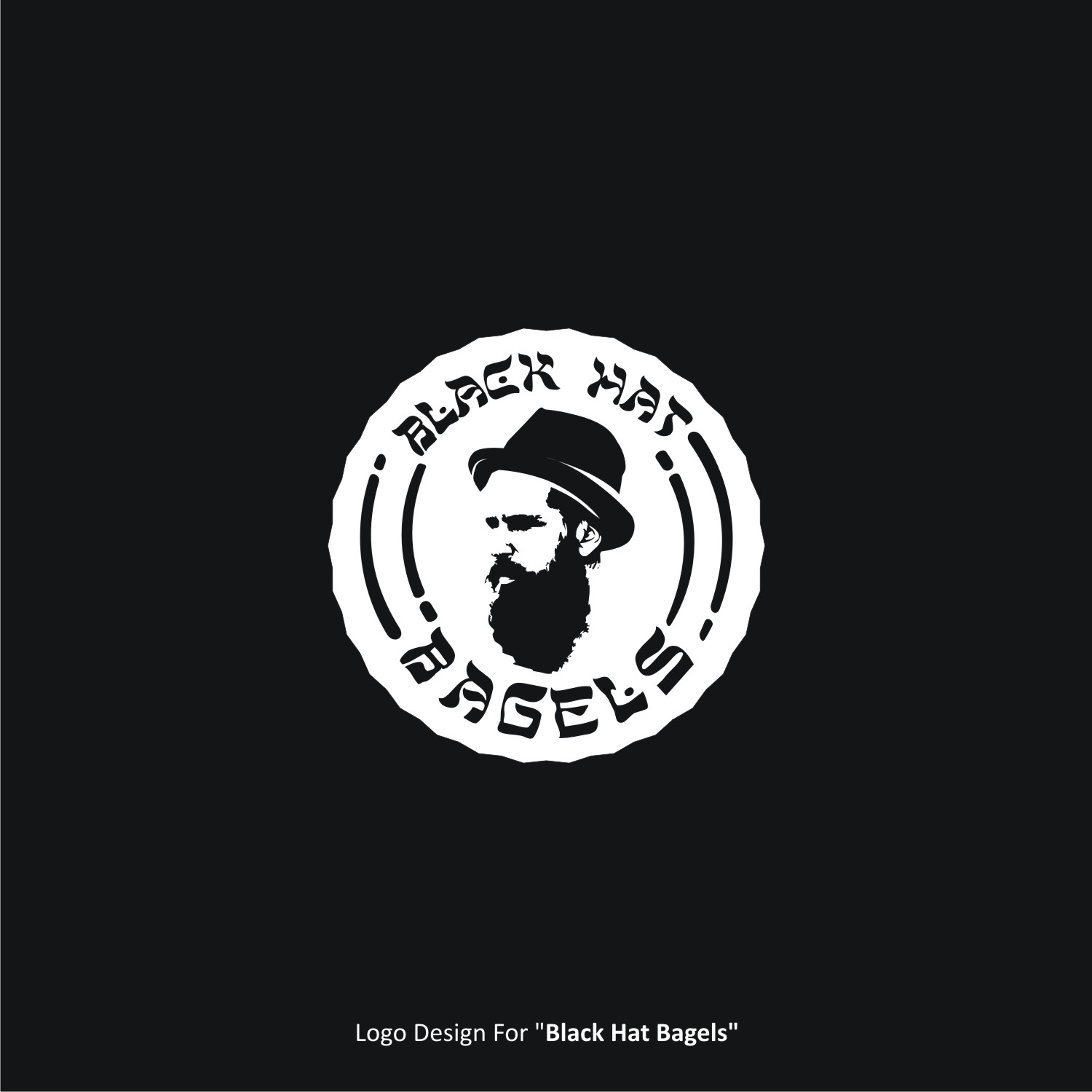 Logo Design by jassi_graphics for Black Hat Bagels | Design #19173729
