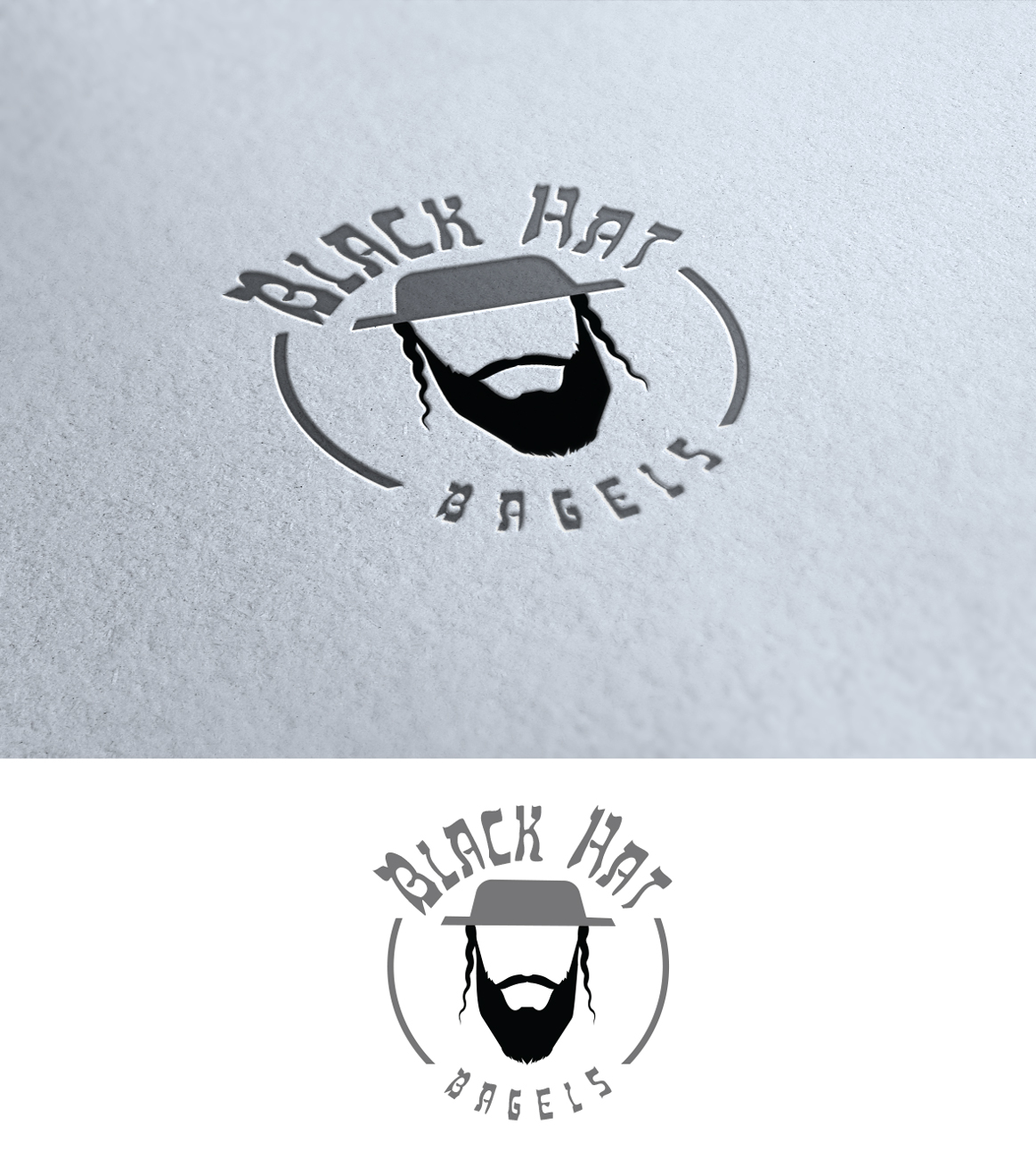 Logo Design by Impressive Solutions for Black Hat Bagels | Design #19154267