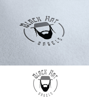 Logo Design by Impressive Solutions for Black Hat Bagels | Design: #19154267