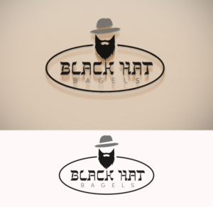 Logo Design by Impressive Solutions for Black Hat Bagels | Design: #19163467