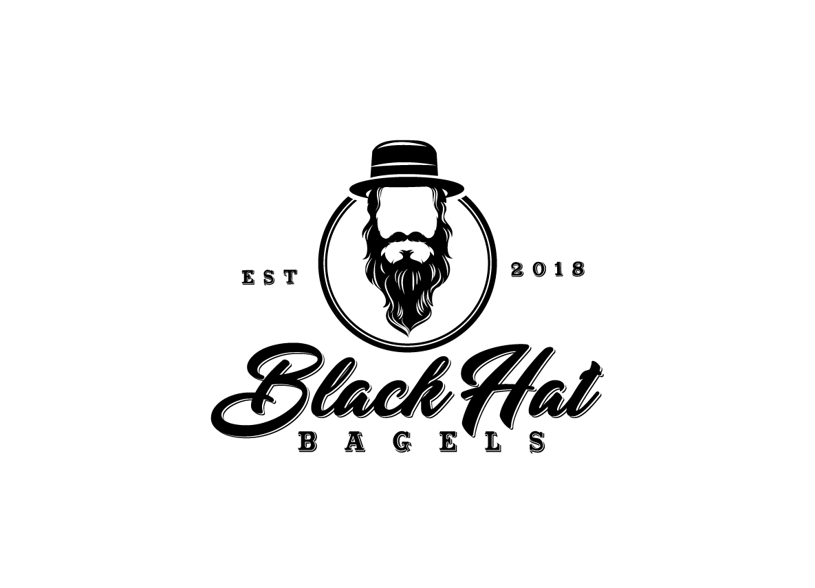 Logo Design by creative.bugs for Black Hat Bagels | Design #19199719
