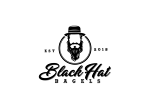 Logo Design by creative.bugs for Black Hat Bagels | Design: #19199719