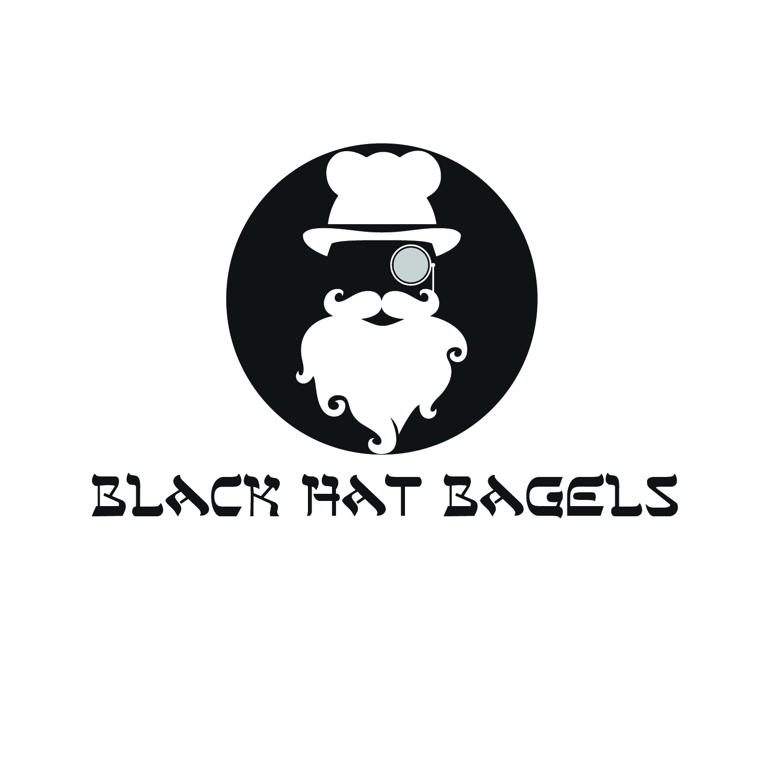 Logo Design by sakthihsr95 for Black Hat Bagels | Design #19162817
