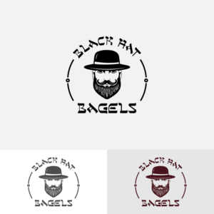 Logo Design by LaVitaBella67 for Black Hat Bagels | Design: #19159445
