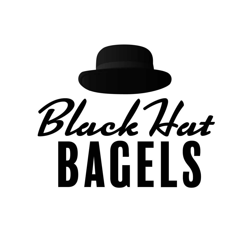 Logo Design by Roman Design for Black Hat Bagels | Design #19168053