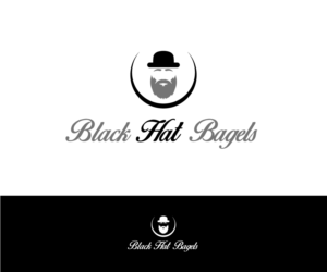 Logo Design by designmind78 for Black Hat Bagels | Design: #19155559