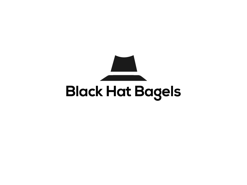 Personnalisation, conservateur, création de logo de chaîne de restauration rapide pour Black Hat
