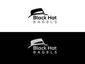 Logo Design by Trisha Akter for Black Hat Bagels | Design: #19162172